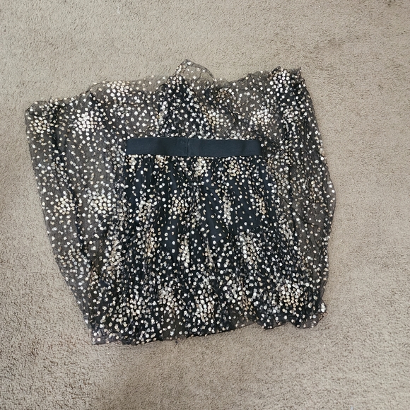 Speckled Gold Tulle Skirt, Women's XS - Picture 6 of 9
